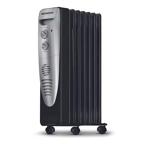 Aquecedor a Óleo Mondial A-06 1500 W Preto e Prata 127V