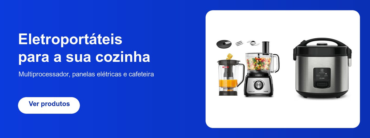 Eletroportáteis para a sua cozinha